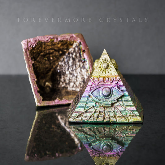 Bismuth Egyptian Pyramid Crystal