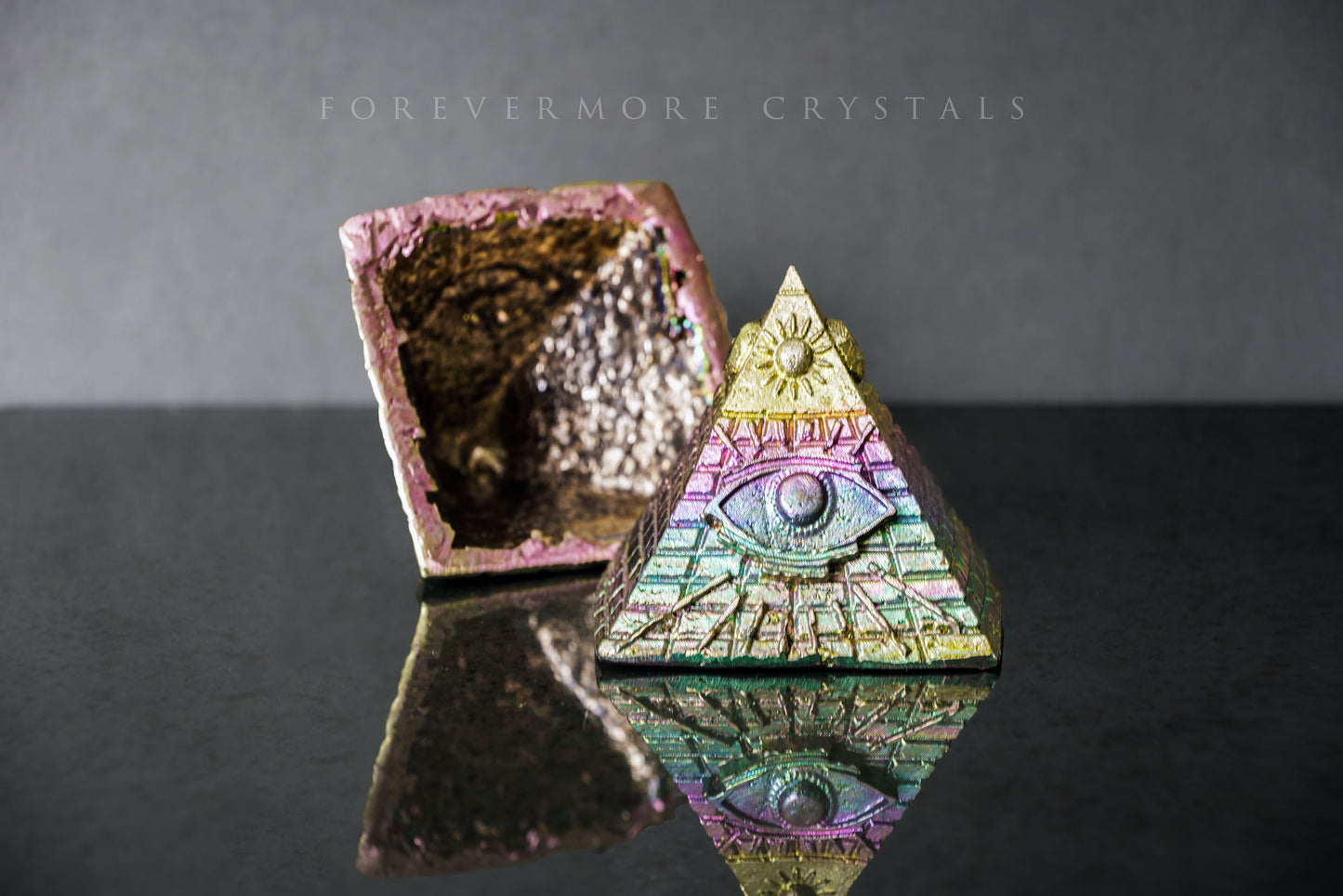 Bismuth Egyptian Pyramid Crystal