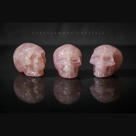 Rose Quartz Skull