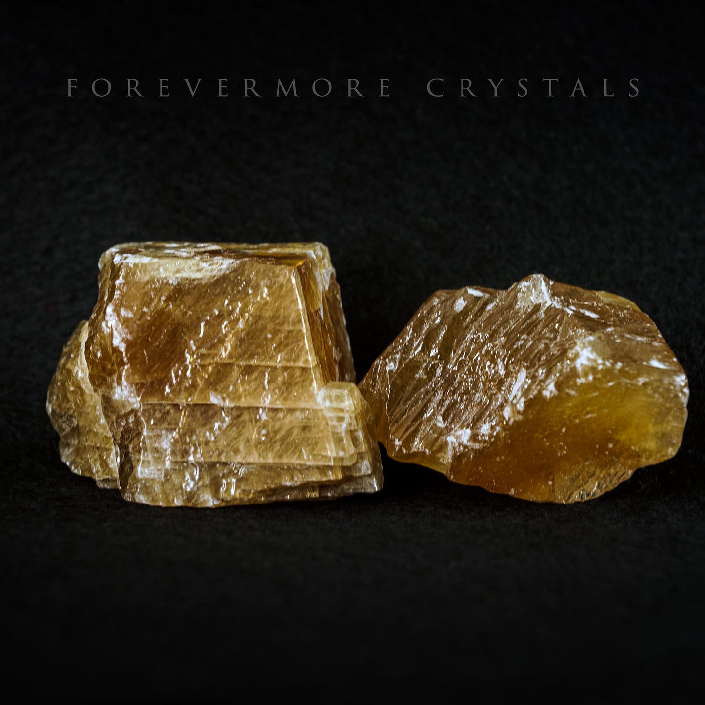 Honey Calcite Raw Chunks